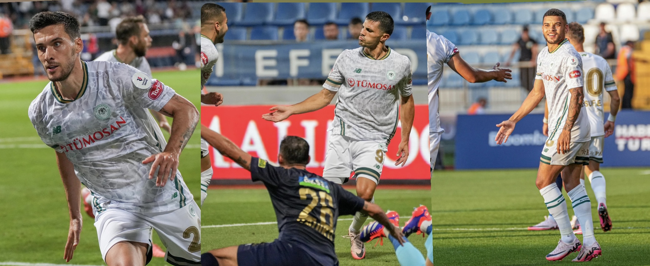 Konyaspor’da yeniler siftah yaptı