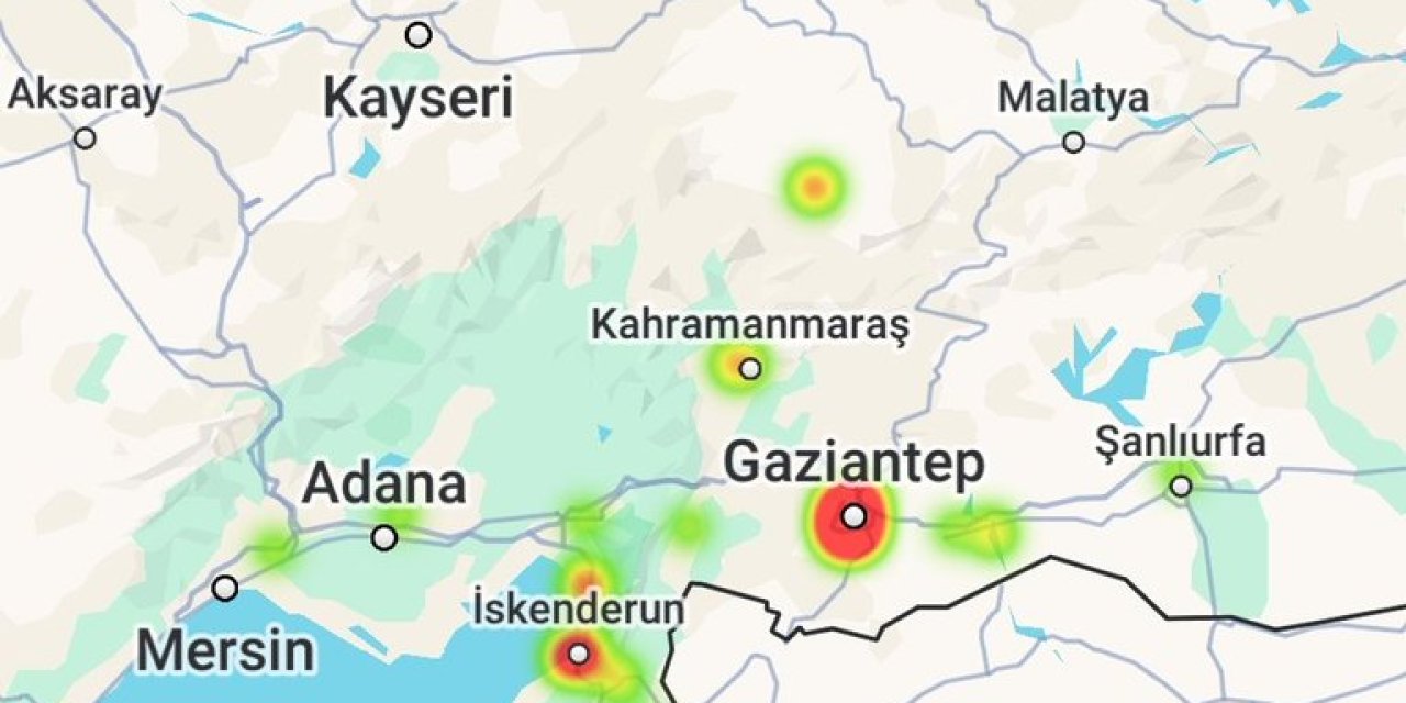 Suriye'deki deprem Türkiye'de kameralara yansıdı