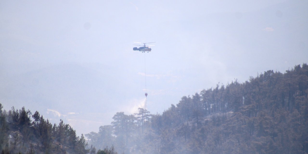 Orman yangını 45’inci saatte devam ediyor