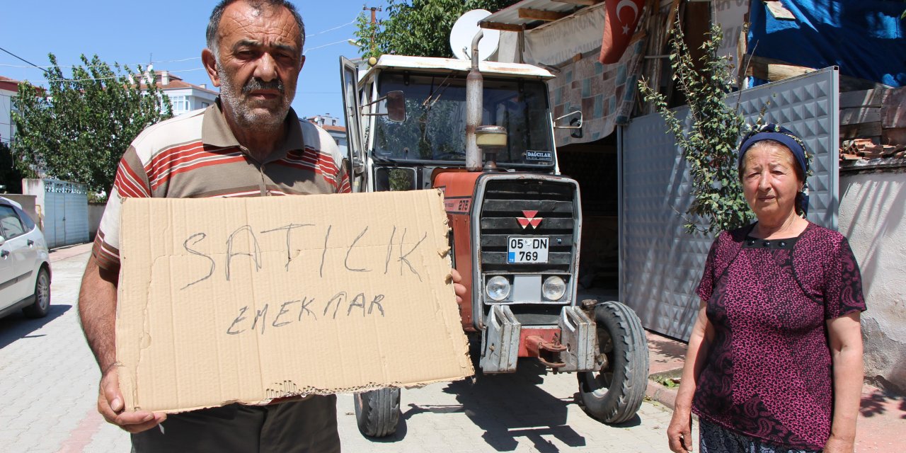 Binlerce lirasını kaptırdı, emektarını satışa çıkardı