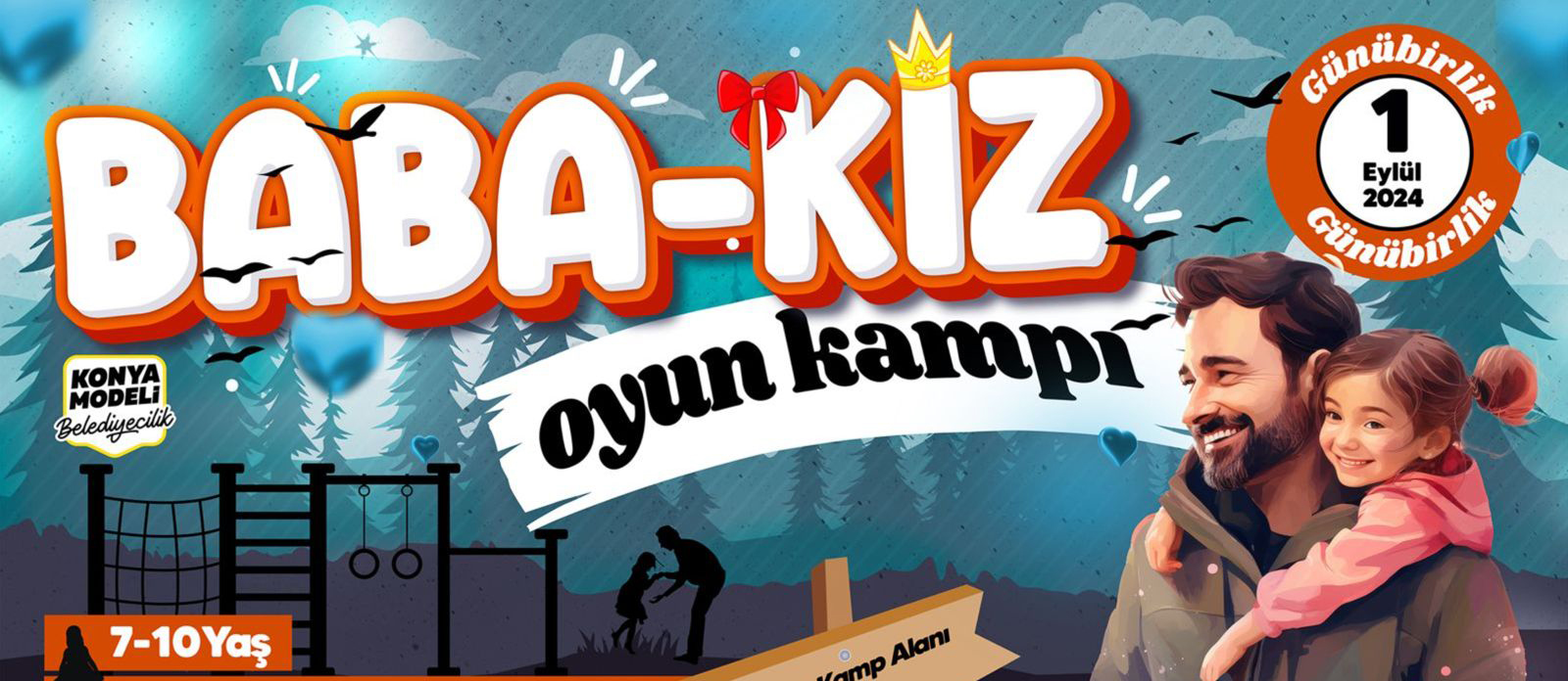 Konya'da baba ve kızları için dev organizasyon düzenlenecek