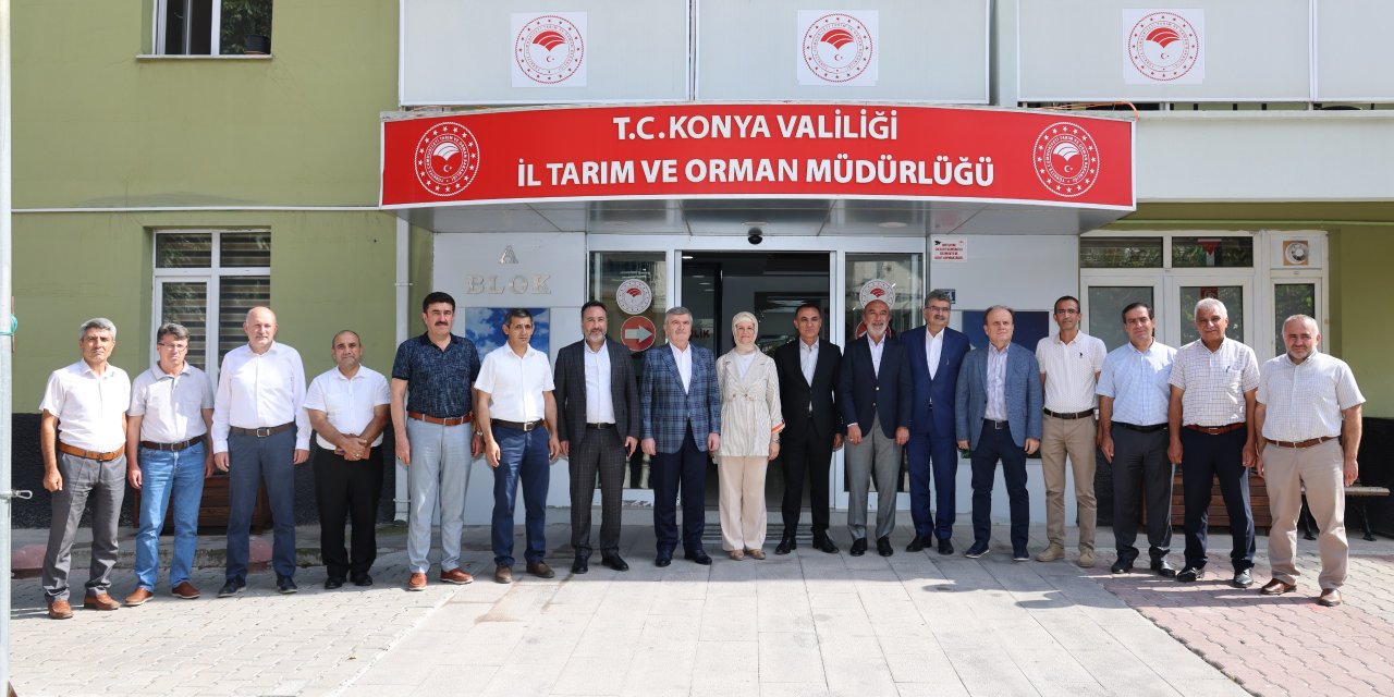 Konya'nın güçlü yarınları için sahadalar