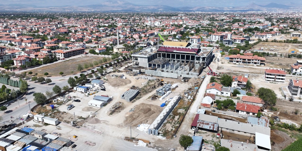 Konya'da belediye tarihinin en yüksek bütçeli yatırımı hızla yükseliyor