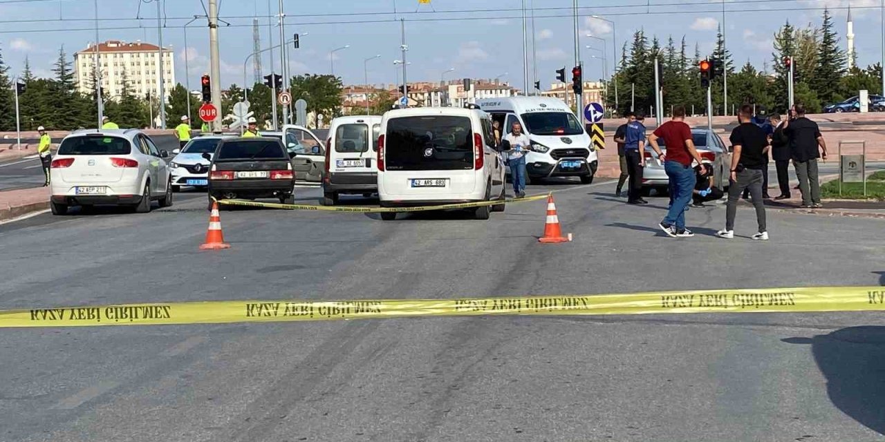 Konya'da polise ateş açarak kaçan şahıslar kameralara yakalandı