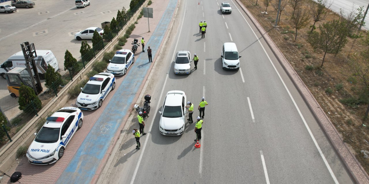 Konya'da trafik kazası oranında düşüş! Amaç ceza yazmak değil