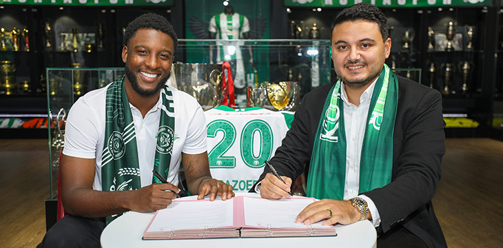 Konyaspor Bazoer’i resmen açıkladı! İşte sözleşme süresi