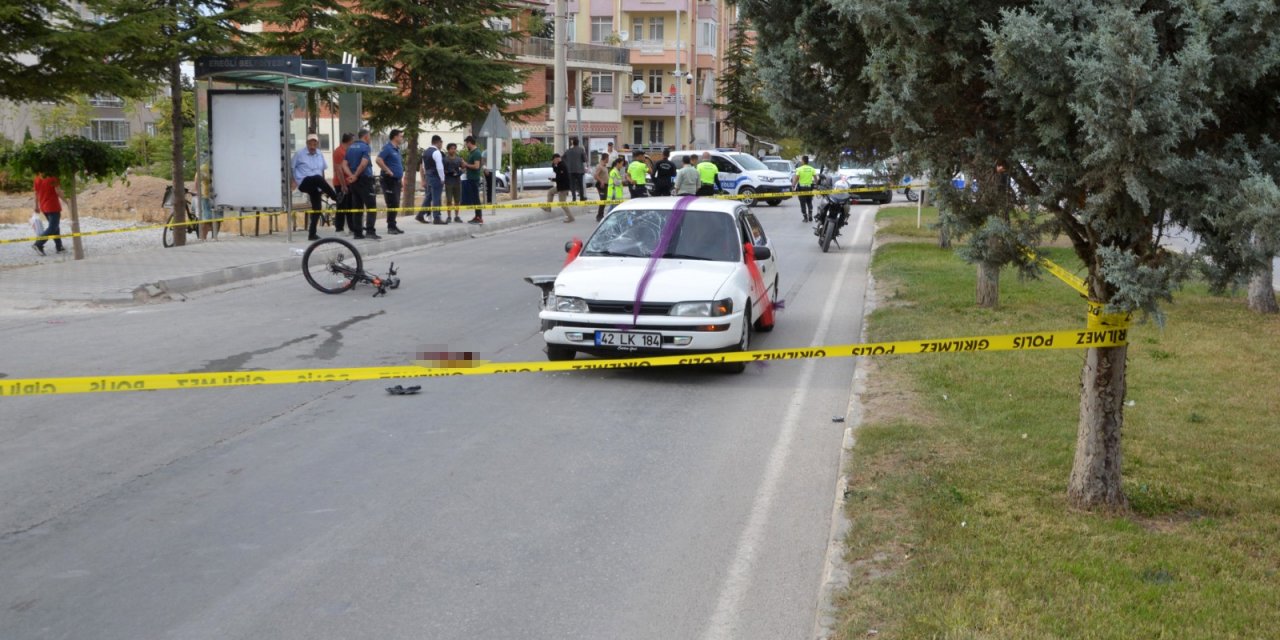 Konya'da otomobilin çarptığı çocuktan kötü haber