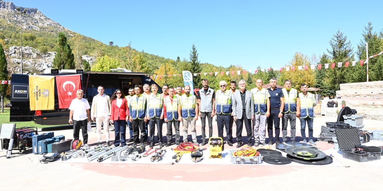 Konya'nın bu ilçesinde afetlere karşı hazırlık yapıldı