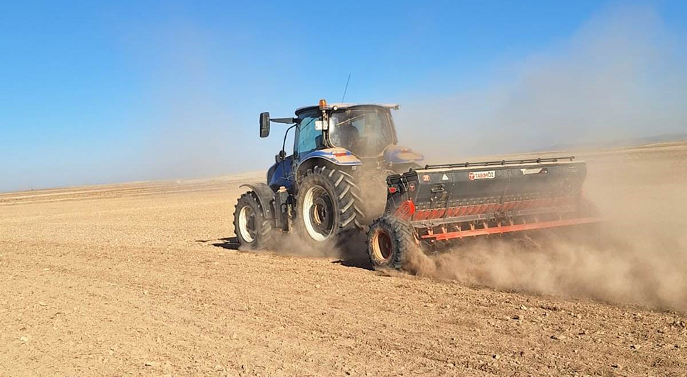 Konya'da yeni sezonun startı verildi. Tohumlar toprakla buluşuyor