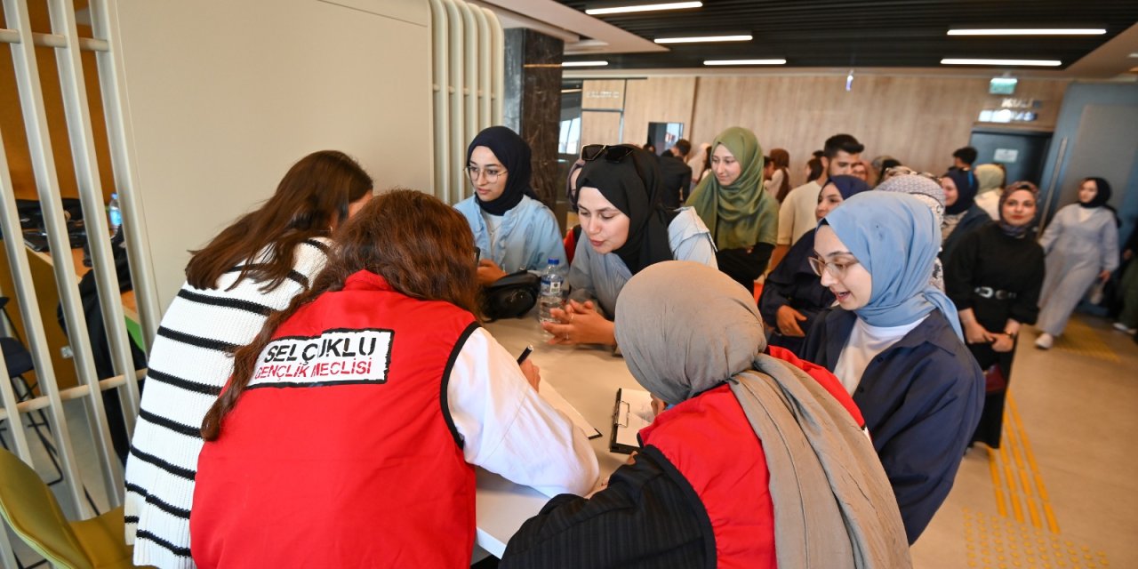 Konya'nın gençleri birbiriyle kaynaştı