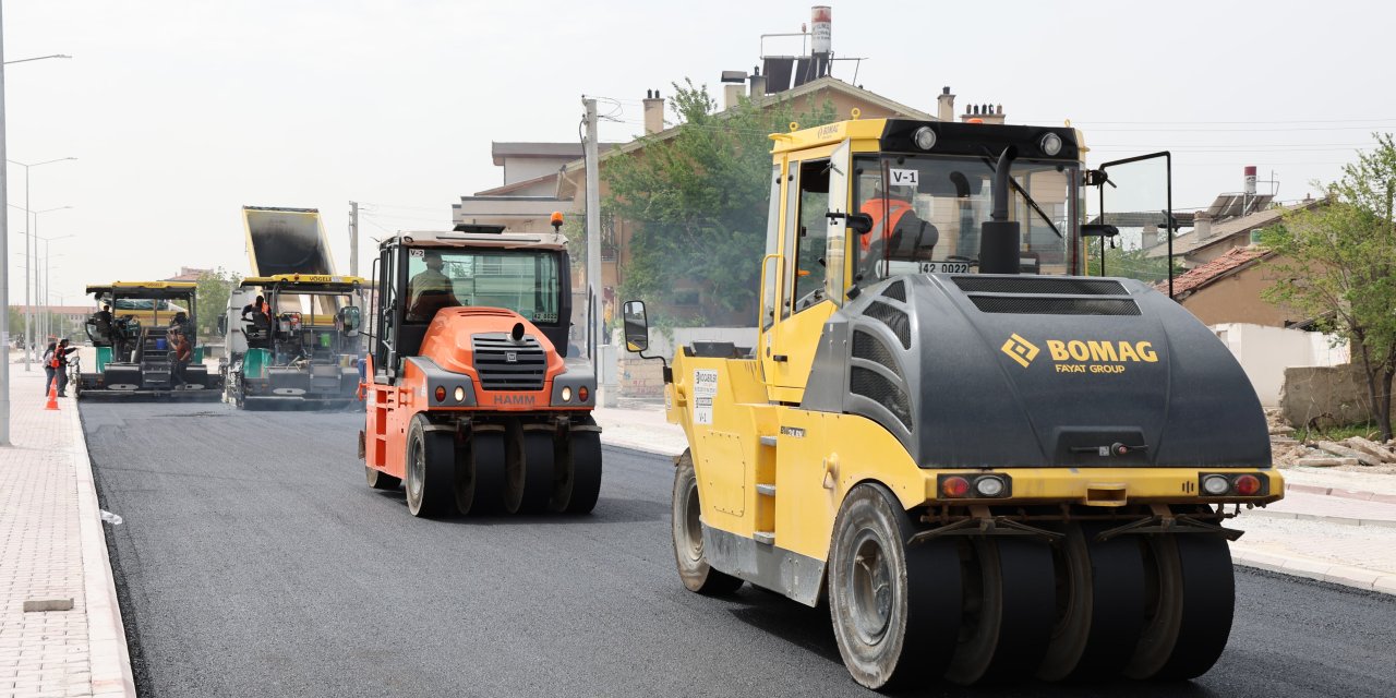 Meram belediyesi yoğun çalışıyor