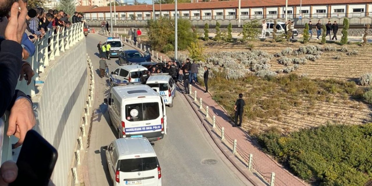 Konya'da filmleri aratmayan kovalamaca. Vatandaş önünü kesti