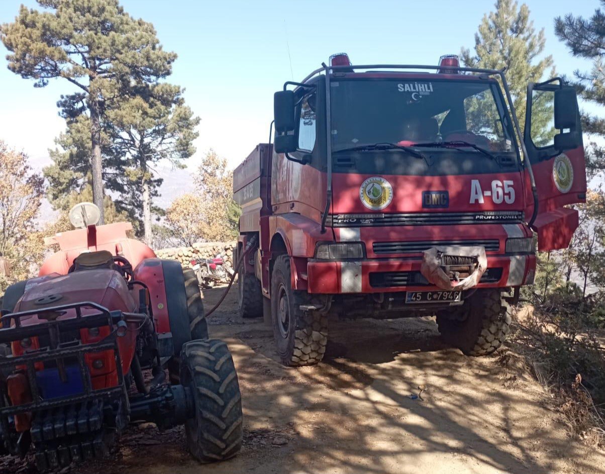 Ormanlık alanda çıkan yangın söndürüldü