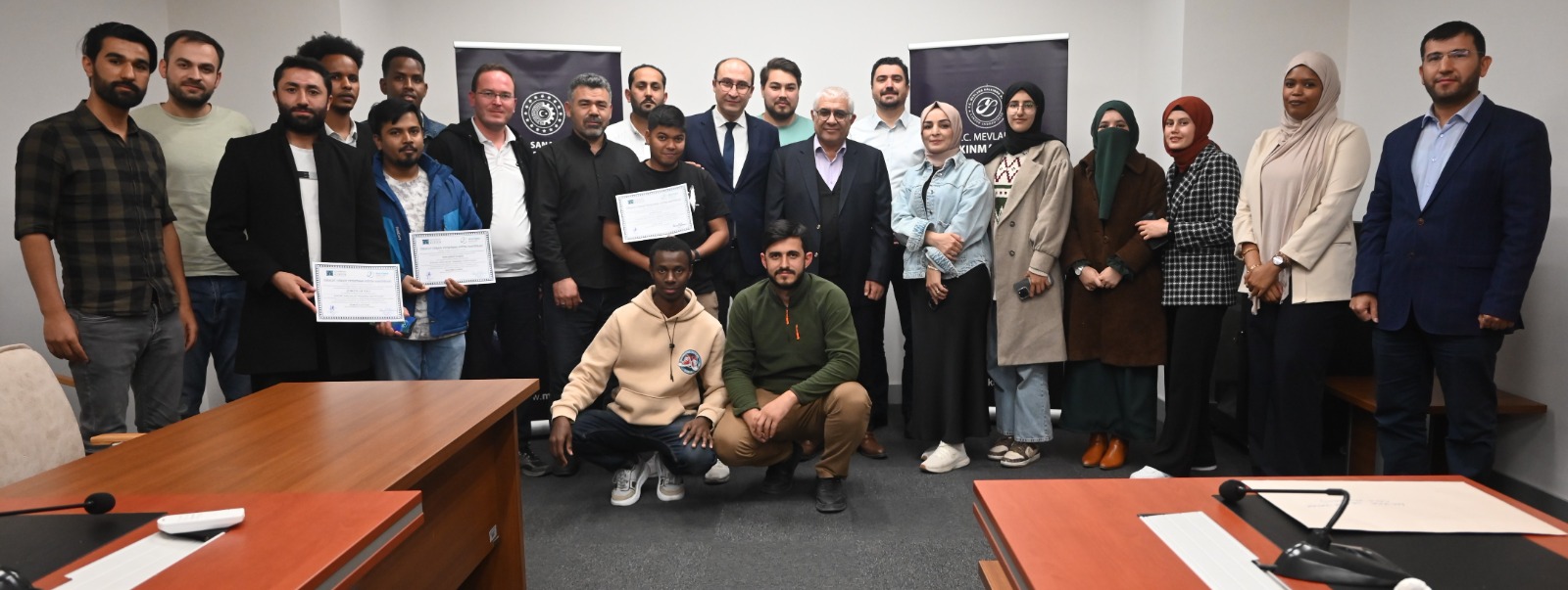 Konya'da okuyan uluslararası öğrencilere eğitim verildi