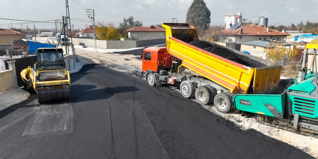 Konya'nın bu ilçesinde asfaltsız yol, parkesiz sokak kalmayacak