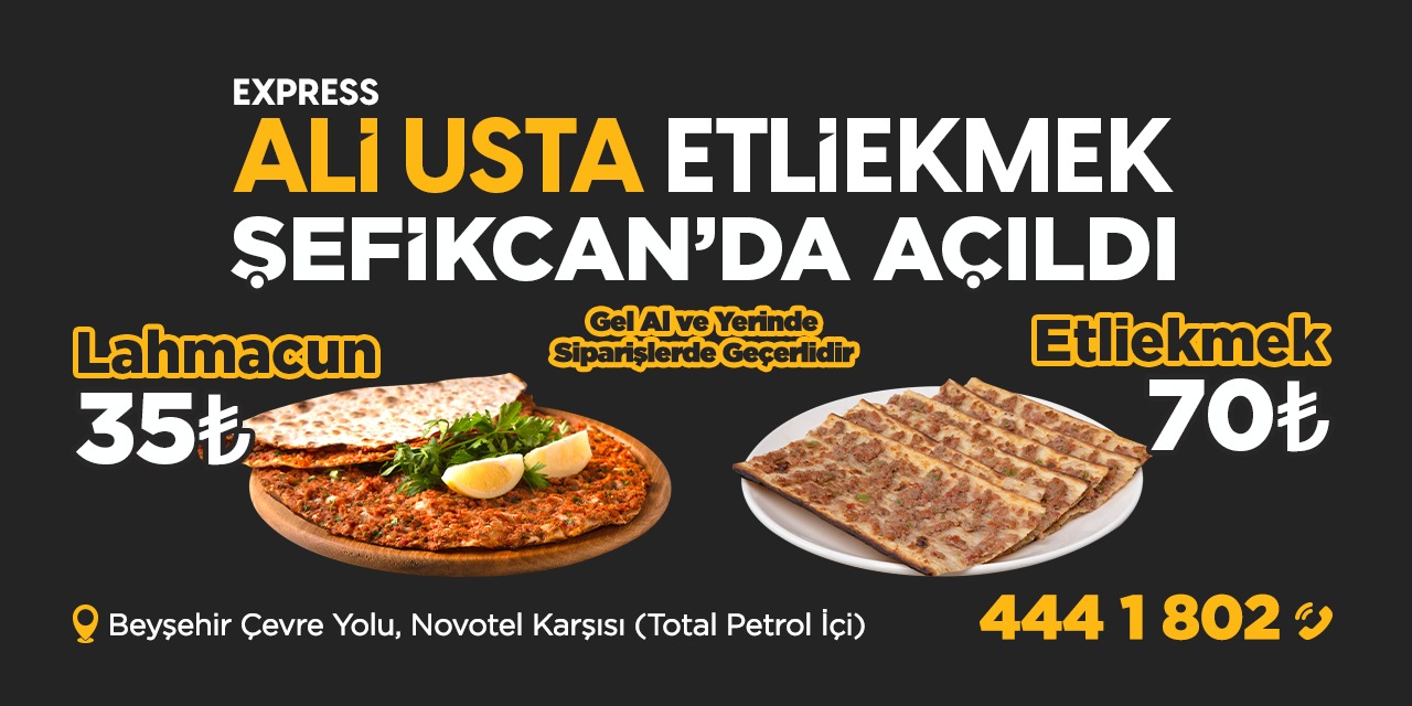 ALİ USTA ETLİEKMEK AÇILDI