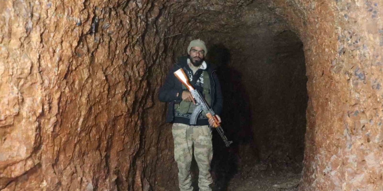 Tel Rıfat’ta PKK/YPG’nin tünelleri görüntülendi