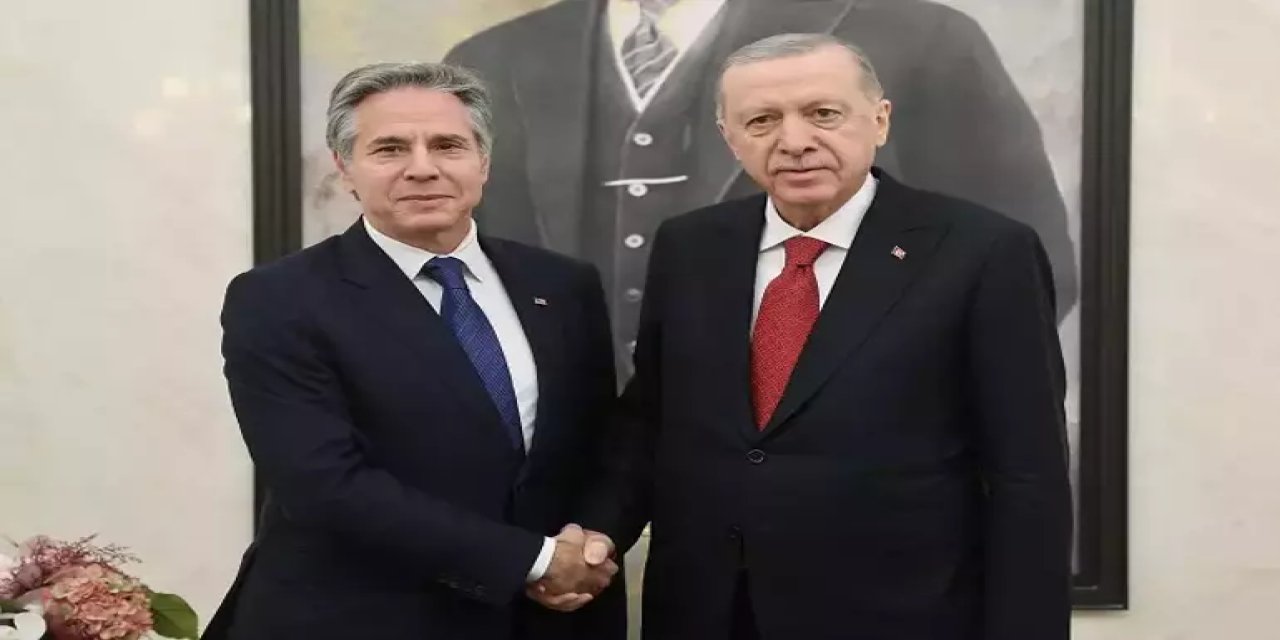 Cumhurbaşkanı Erdoğan, ABD Dışişleri Bakanı Blinken'le görüşme yaptı