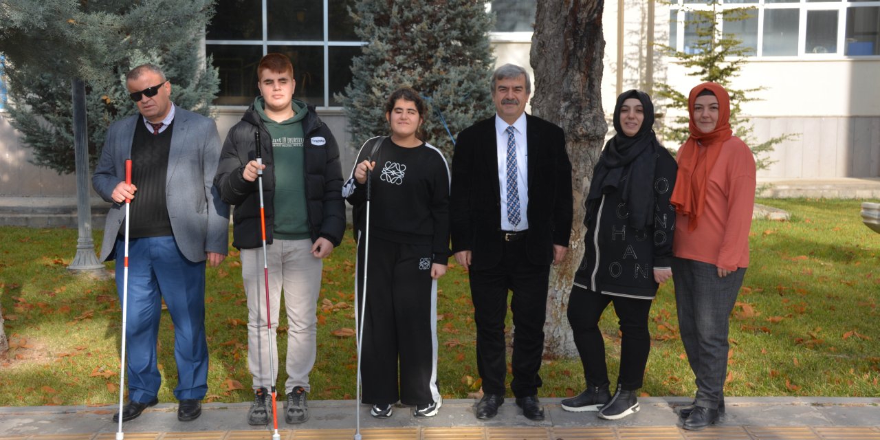 Konya'daki görme engelli öğrencilerden toplumsal duyarlılık çağrısı