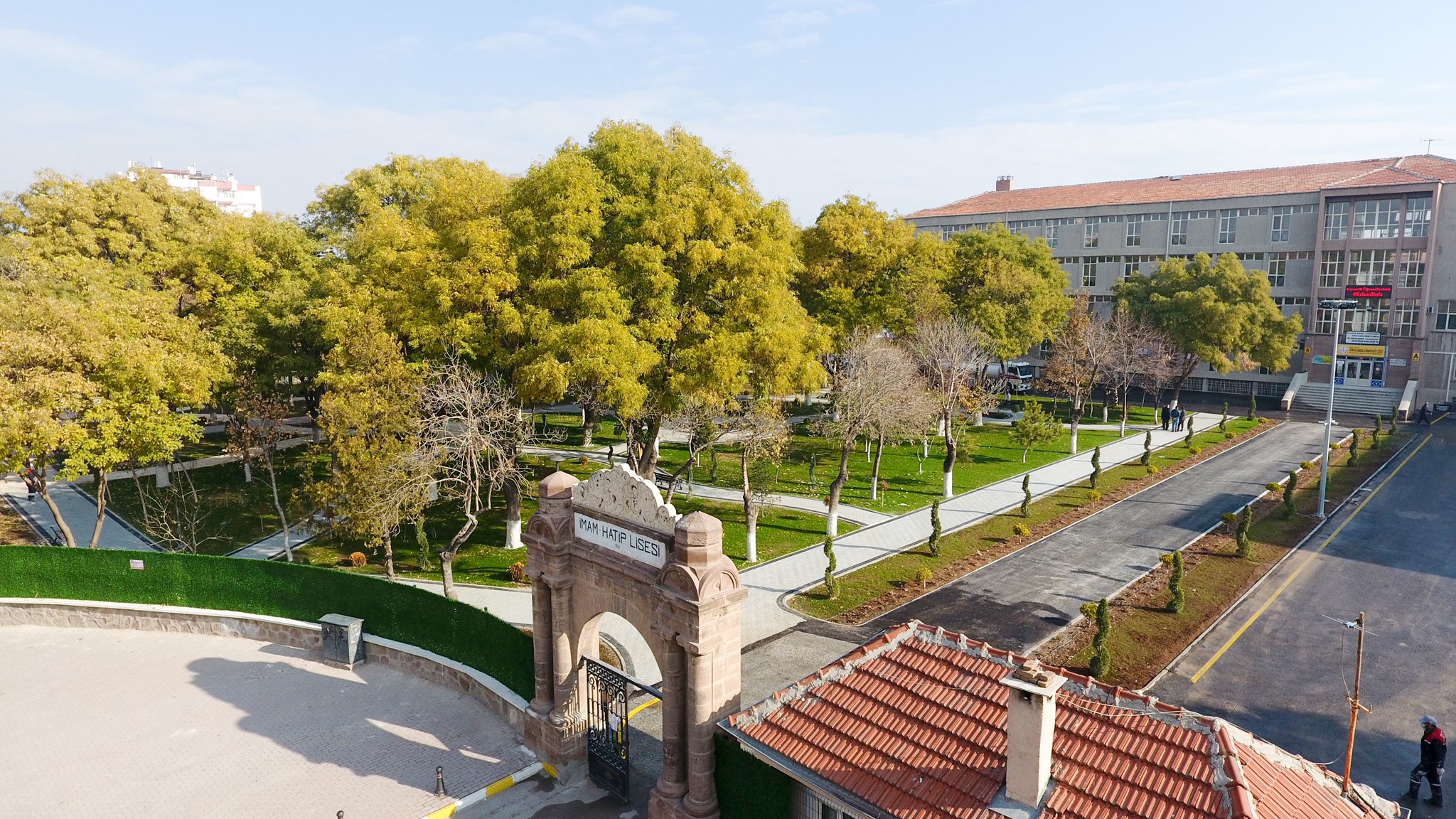 Konya'nın tarihi lisesi küllerinden doğacak. Geçmişi yaşatan modern tasarım yapıldı