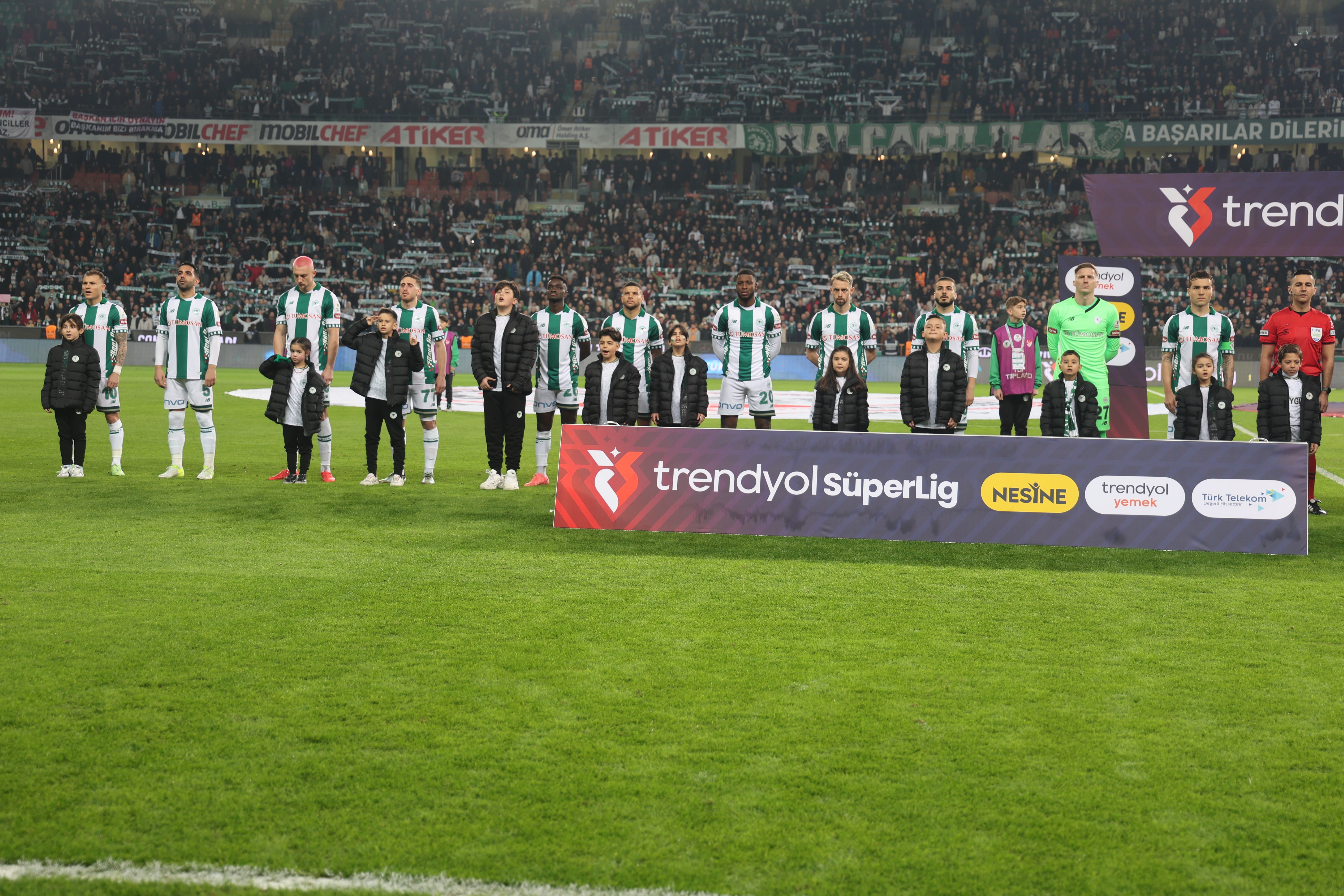 Konyaspor – Samsunspor maçı öncesi saygı duruşu yapılacak