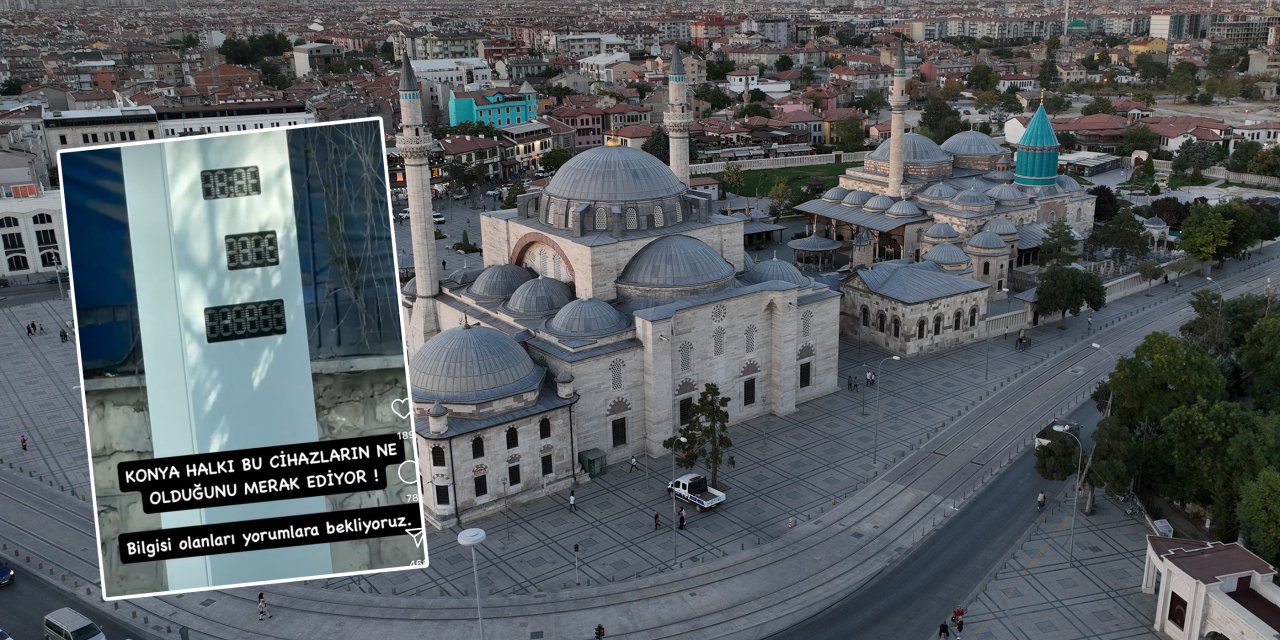 Konya'da merak uyandıran cihazların sırrı çözüldü. Ne radar ne kamera, bakın ne çıktı..
