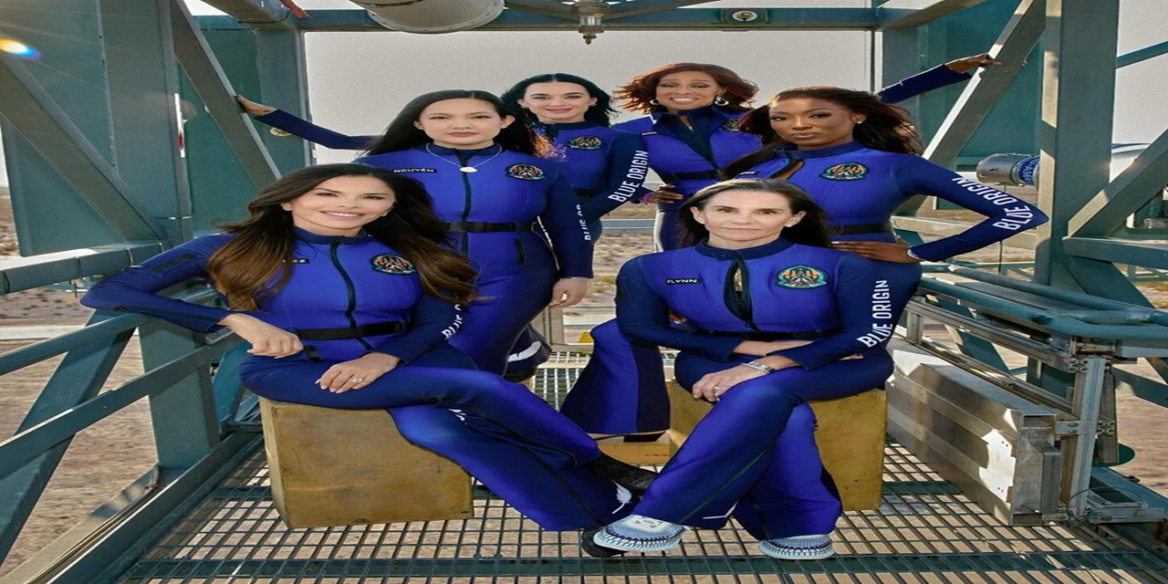 Haremlik uzay seyahati; Şarkıcı Katy Perry astronot oldu