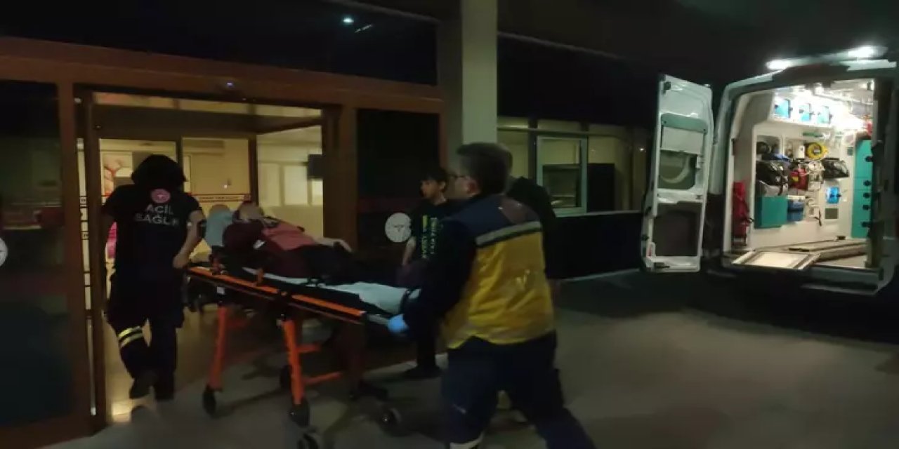 Konya'da anne ile oğlu sobadan sızan gazdan etkilendi