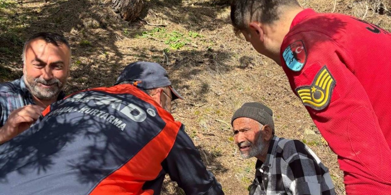 91 yaşındaki Alzheimer hastası arazide bulundu