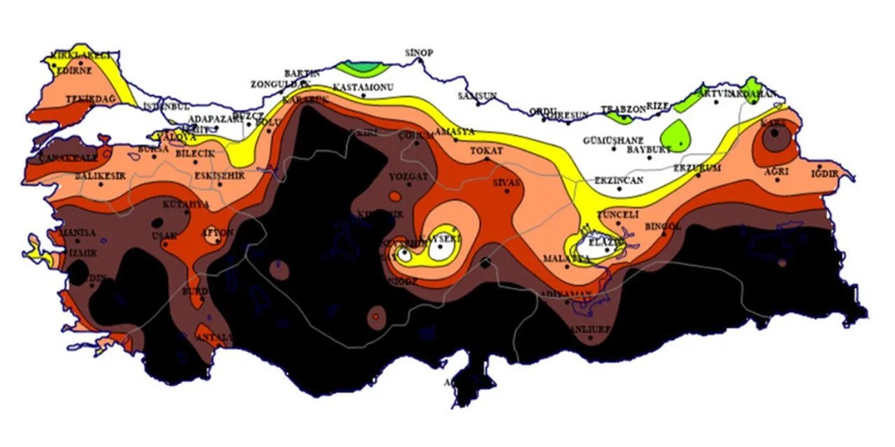 O kurum paylaştı; işte herkesi korkutan o harita