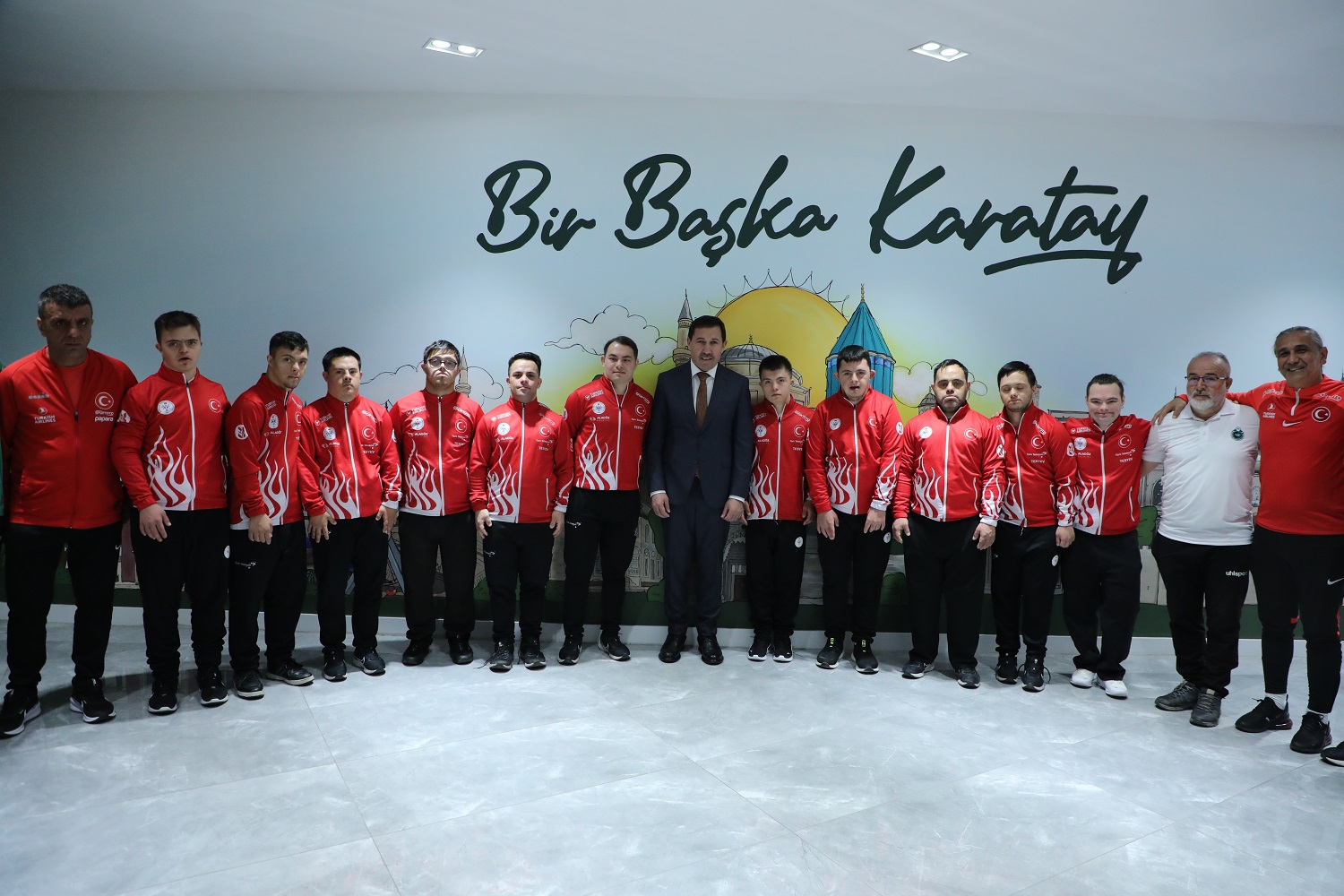 Milli Takım'dan Başkan Hasan Kılca'ya ziyaret