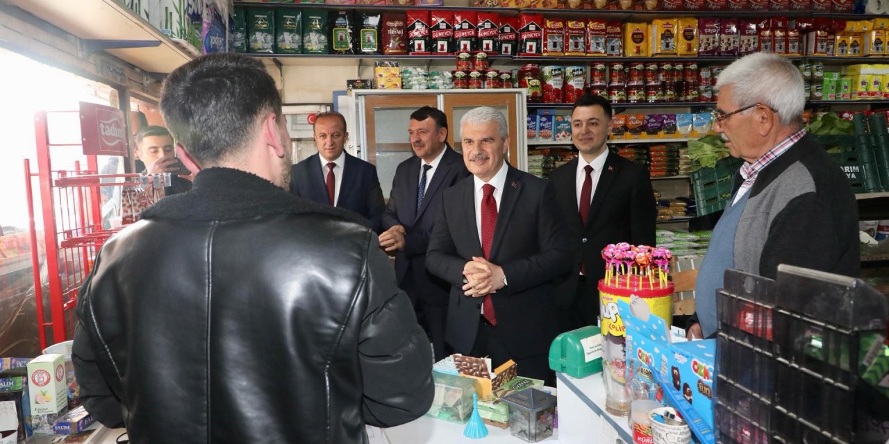 Konya Valisi şehrin kirazıyla ünlü ilçesine gitti