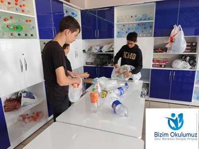 Konya'daki okul PET şişeden öyle bir şey üretti ki! Büyük maddi getirisi var
