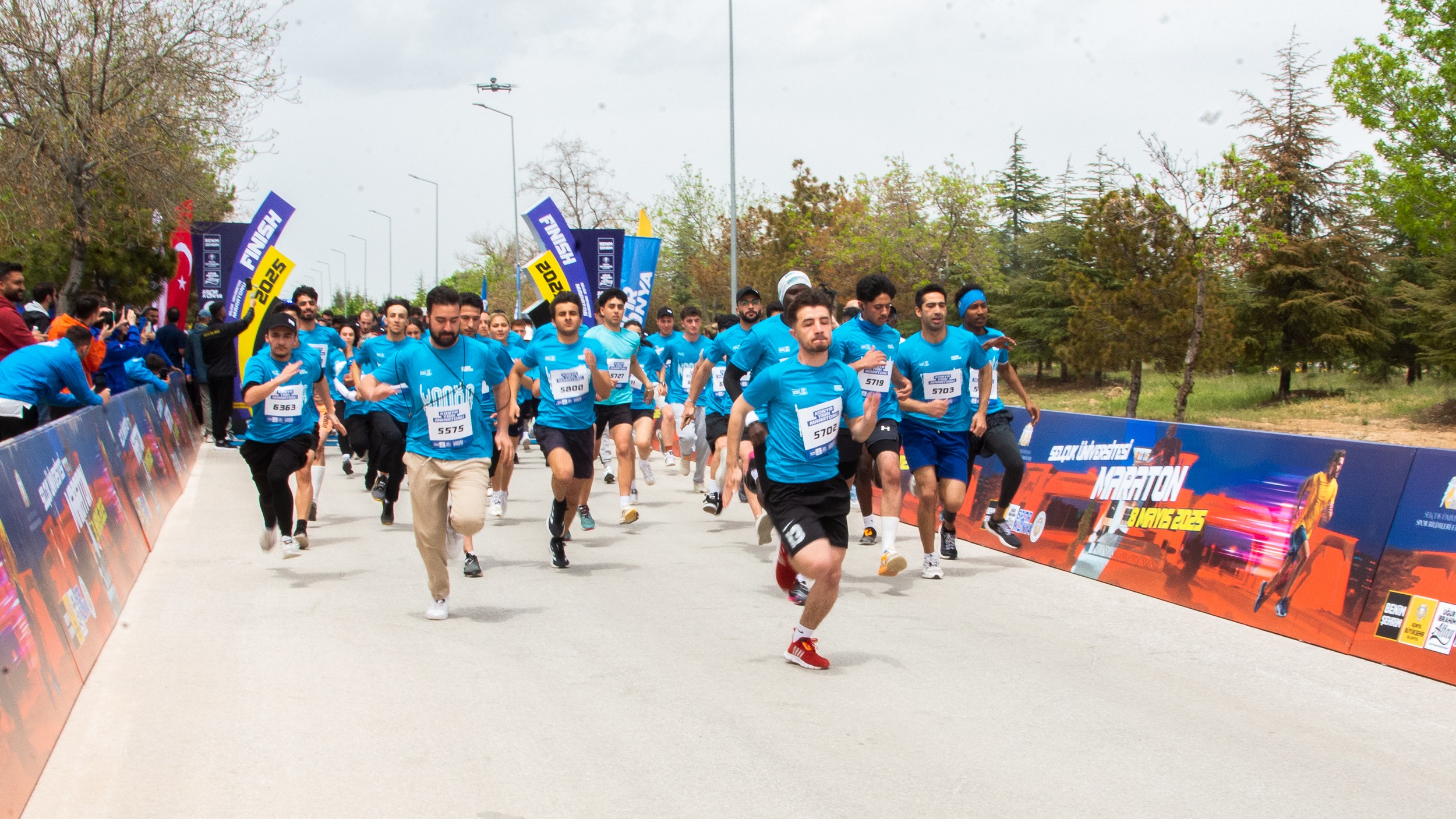 Selçuk Üniversitesi'nde maraton heyecanı