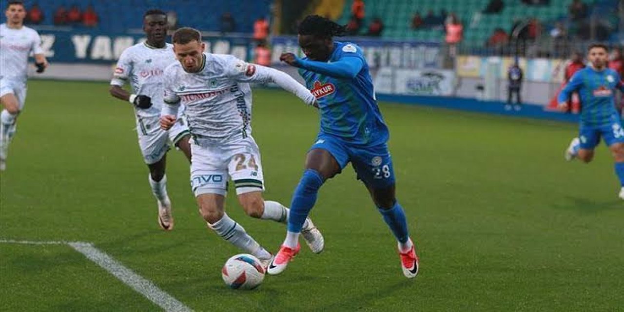 Konyaspor-Rizespor Rekabetinde 32. Randevu