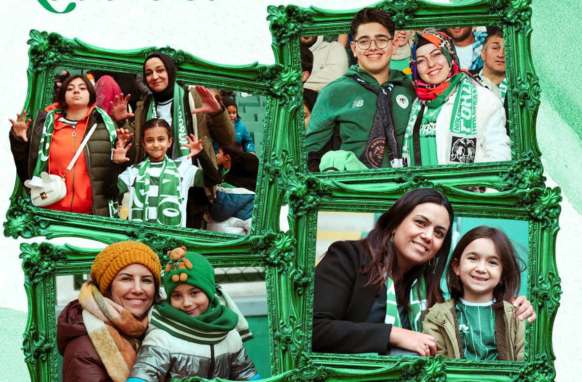 Konyaspor, anneleri unutmadı.  Güllerle teşekkür