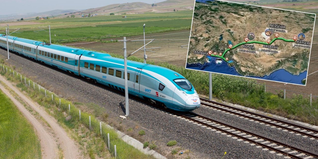 Bu proje ulaşımı daha da kısaltacak. Konya YHT ile 6 şehre direkt bağlanacak