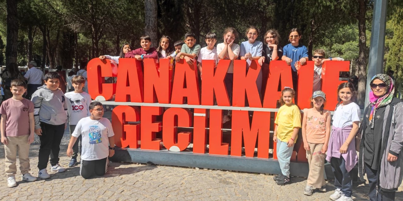 Konyalı öğrenciler şanlı tarihi yakından öğrendi: İhsan Özkaşıkçı İlkokulu'ndan Çanakkale gezisi