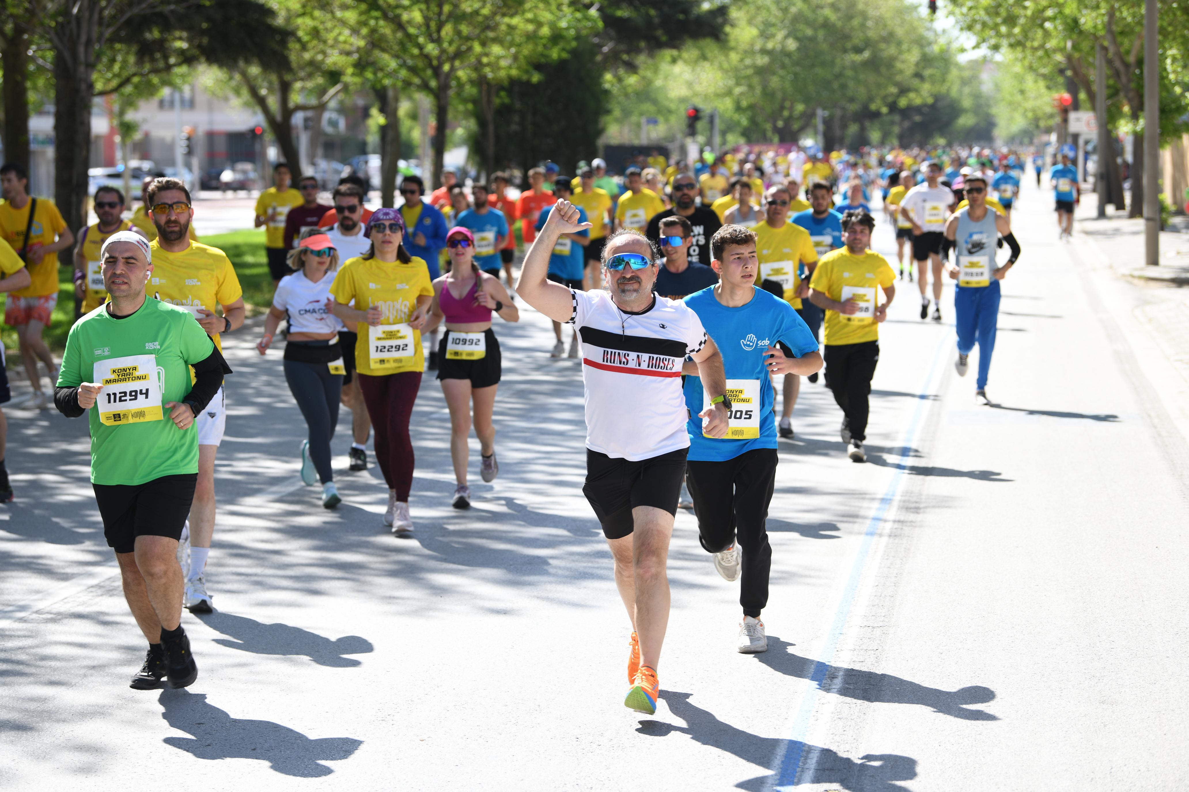 Konya, sporun başkenti oldu. Maratona rekor katılım