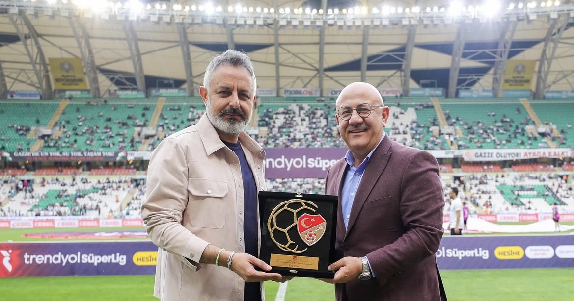 TFF’nin Fair Play ödülünü başkan Korkmaz aldı