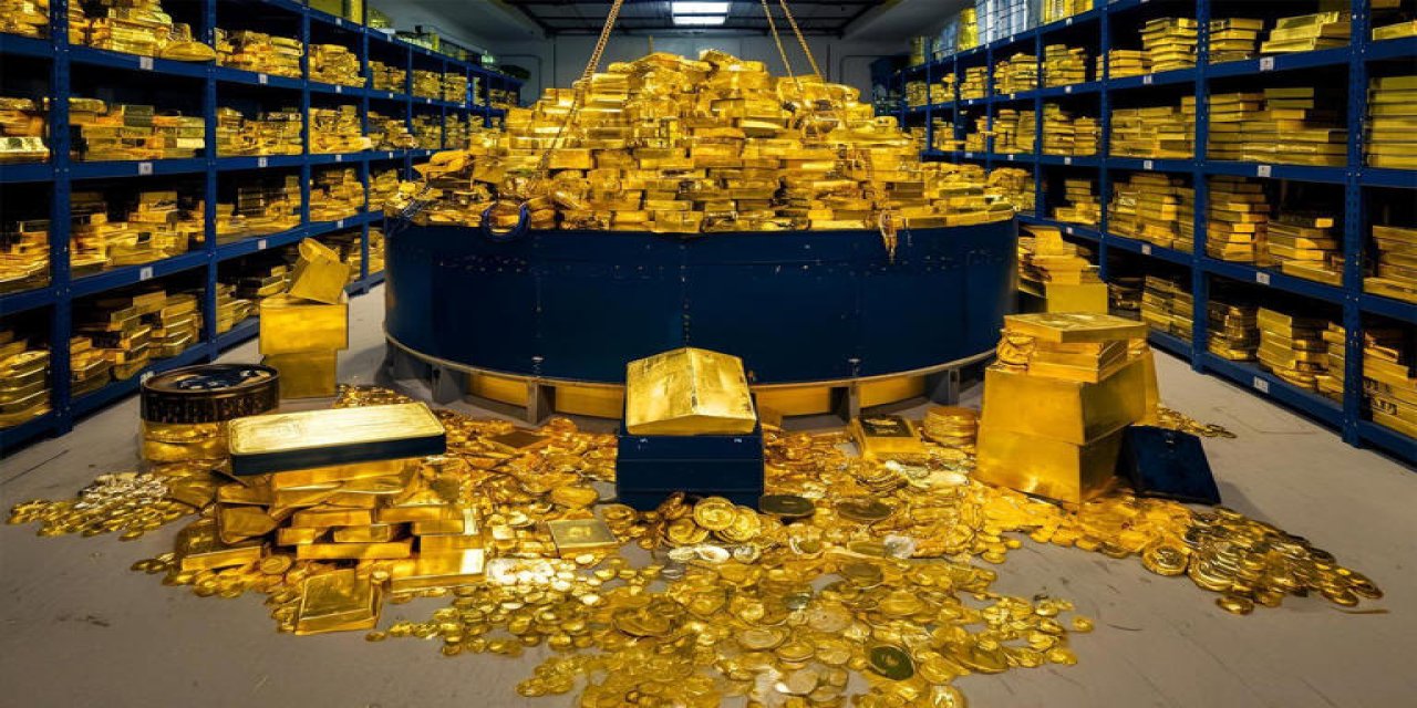 Zenginlerin altınlarını sakladığı yer ortaya çıktı