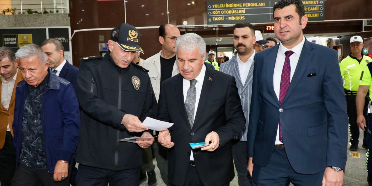 Konya’da bayram tedbirleri alındı. 38 bin personel görev yapacak
