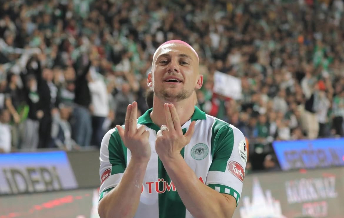 Konyaspor’da Kramer son 7 sezonun en golcü oyuncusu oldu
