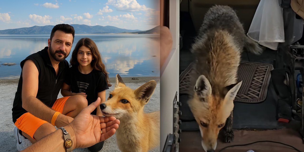 Salda Gölü'nde hayat kurtarmıştı. Bu sefer elleri ile tilki besledi