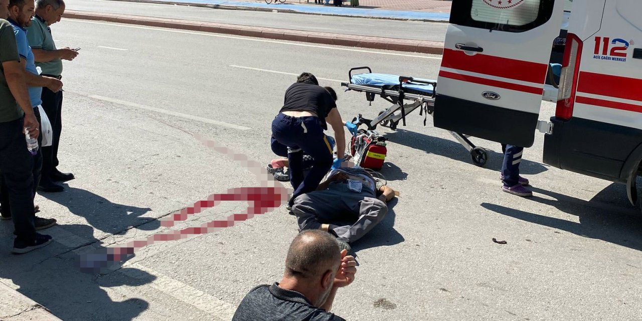Konya'da gerçekleşen ölümlü bisiklet kazasının görüntüleri ortaya çıktı