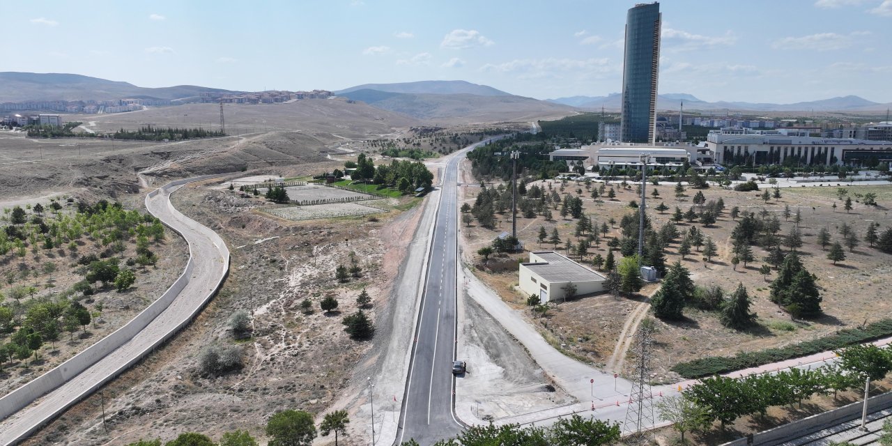 Konya'nın yüksek tepelerinde bulunan TOKİ konutlarına ulaşım kolaylaştı