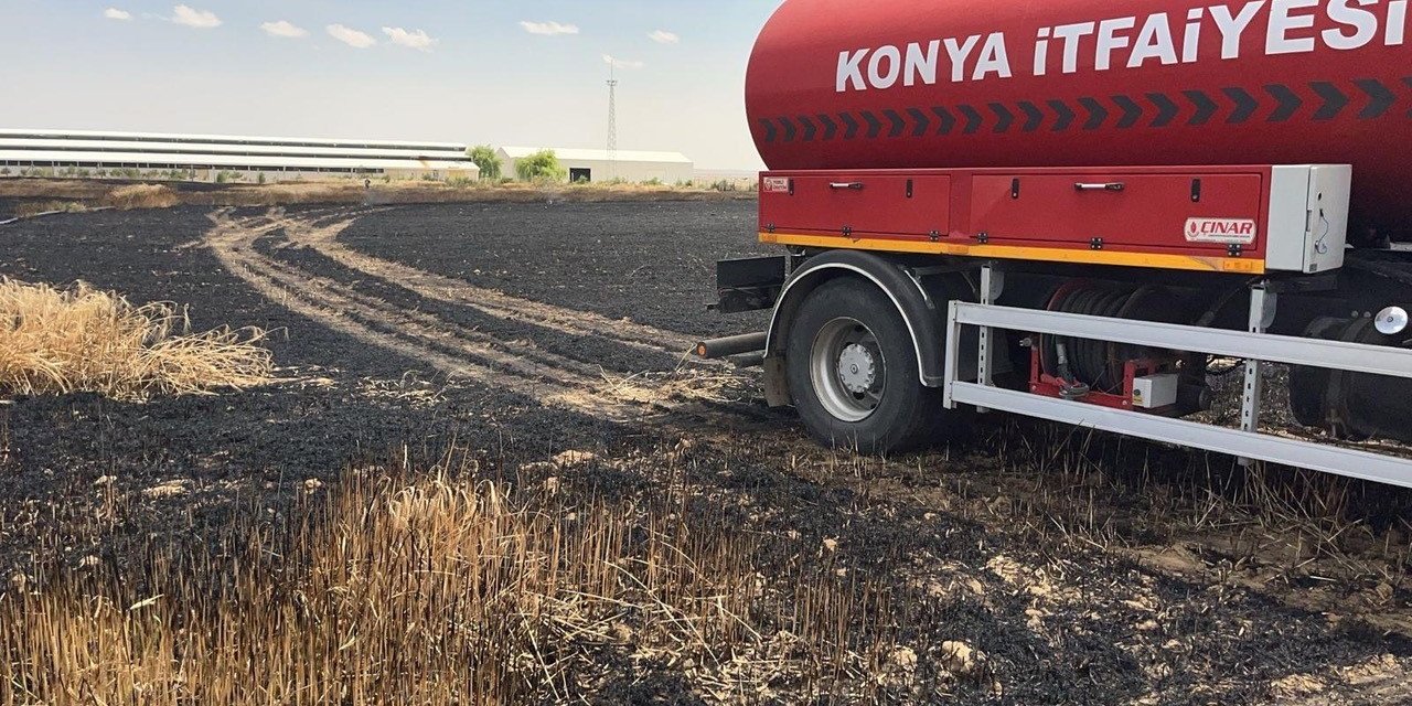 Konya buğday tarlası faciası yaşandı
