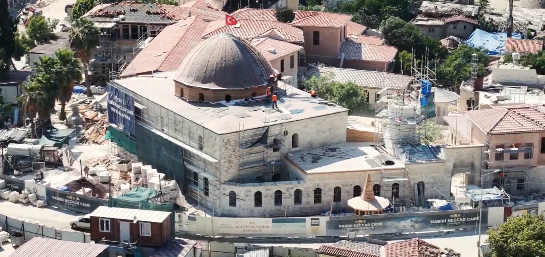 Tarihi Habib-i Neccar Camii yeniden hayat buluyor. Konya Büyükşehir üstlenmişti