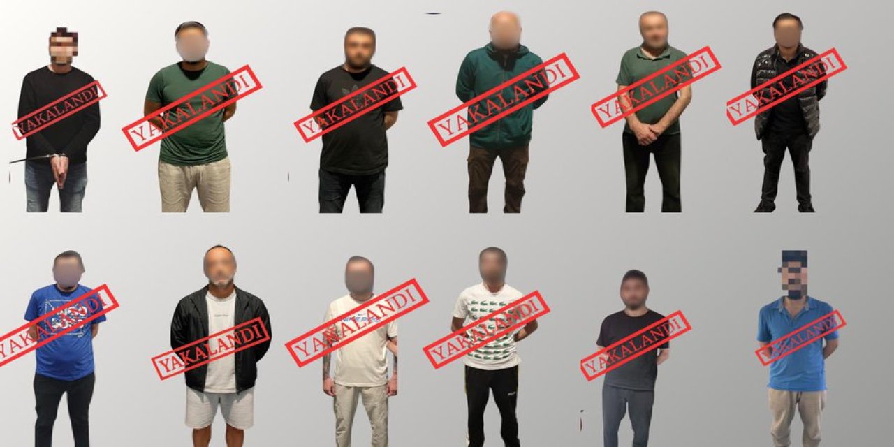 Kırmızı Bültenle aranan 12 suçlu Türkiye'ye getirildi