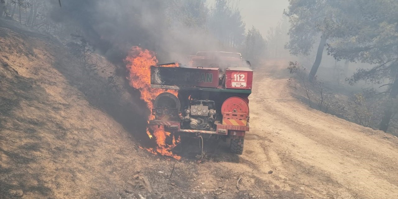 Sakarya'daki yangında felakete ramak kaldı